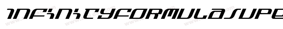 InfinityFormulaSuperItalic-lvl5字体转换