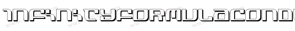 InfinityFormulaCondensItal-D2pW字体转换