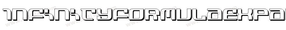 InfinityFormulaExpanded-Ar6L字体转换 InfinityFormulaExpanded-Ar6L字体转换