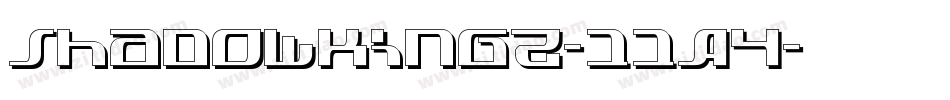 Shadowkingz-11A4字体转换