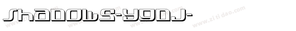 Shadows-YGdj字体转换