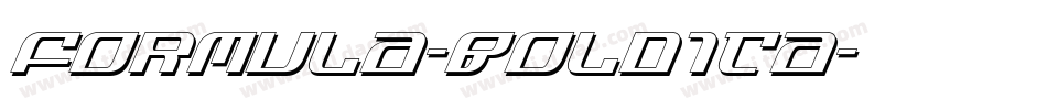 Formula-BoldIta字体转换