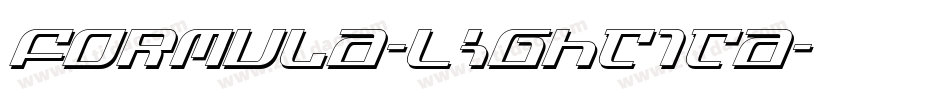 Formula-LightIta字体转换