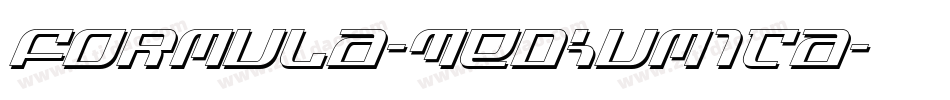 Formula-MediumIta字体转换