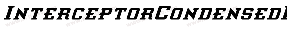 InterceptorCondensedItalic-yWle字体转换