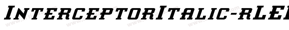 InterceptorItalic-rLEL字体转换