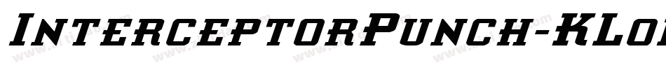 InterceptorPunch-KLol字体转换