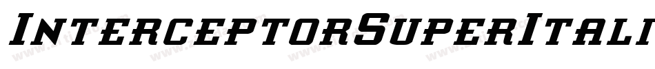 InterceptorSuperItalic-lv3Z字体转换