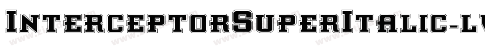 InterceptorSuperItalic-lv3Z字体转换