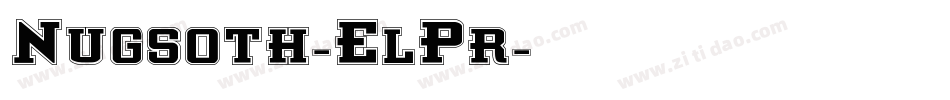 Nugsoth-ElPr字体转换