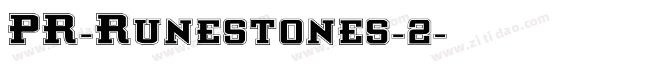 PR-Runestones-2字体转换