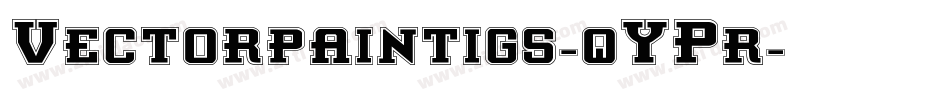 Vectorpaintigs-qYPr字体转换