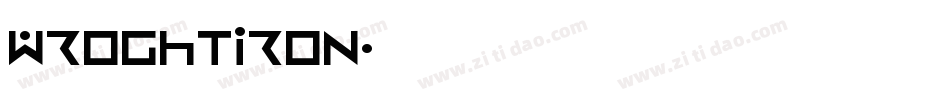 WroghtIron字体转换