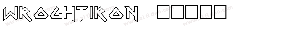 WroghtIron字体转换