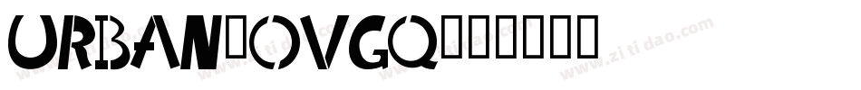 Urban-ovgq字体转换