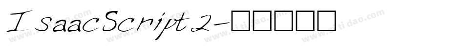 IsaacScript2字体转换