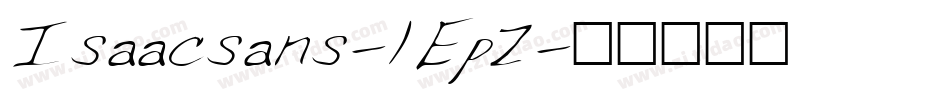 Isaacsans-lEpZ字体转换