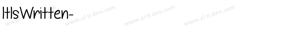 ItIsWritten字体转换
