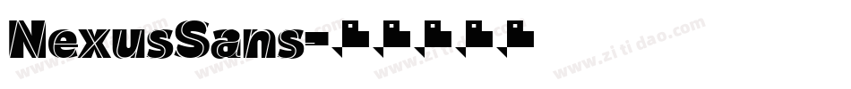 NexusSans字体转换