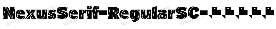NexusSerif-RegularSC字体转换