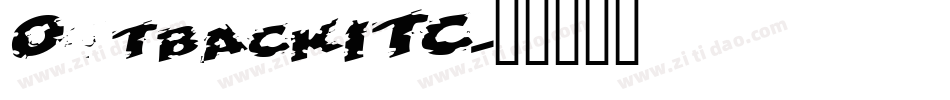 OutbackITC字体转换