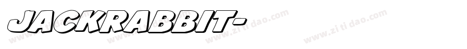 jackrabbit字体转换