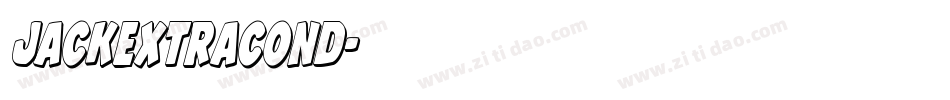 JackExtraCond字体转换
