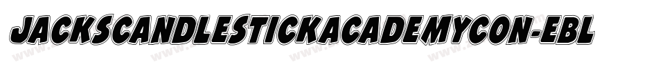 JacksCandlestickAcademyCon-eBLO字体转换