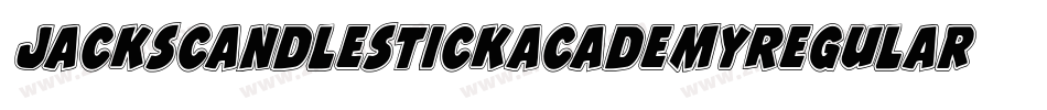 JacksCandlestickAcademyRegular-03Pr字体转换