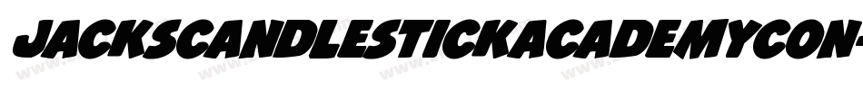JacksCandlestickAcademyCon-eBLO字体转换