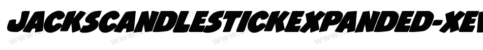 JacksCandlestickExpanded-xeVV字体转换