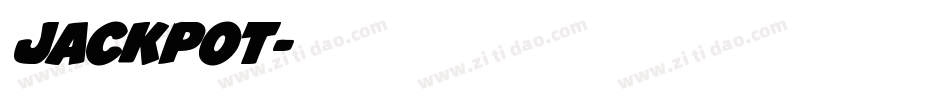 jackpot字体转换