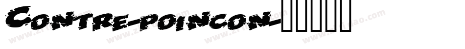 Contre-poincon字体转换