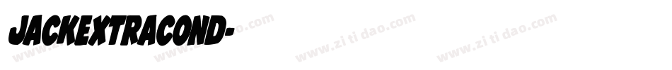 JackExtraCond字体转换