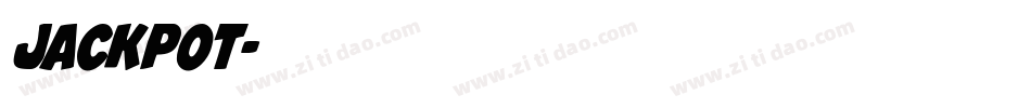 jackpot字体转换