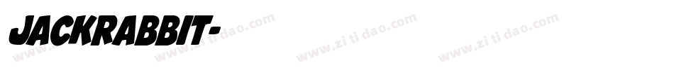 jackrabbit字体转换