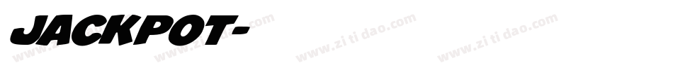 jackpot字体转换