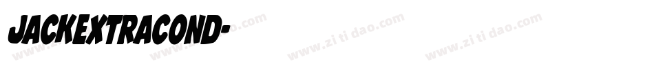 JackExtraCond字体转换