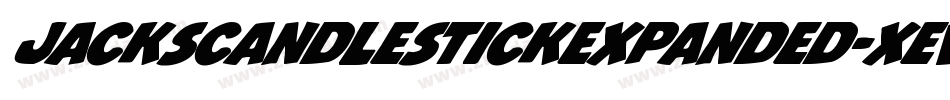 JacksCandlestickExpanded-xeVV字体转换
