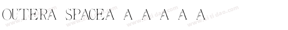 Outer_Space字体转换
