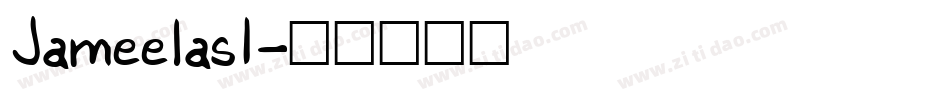 Jameelas1字体转换