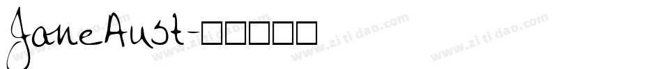 JaneAust字体转换