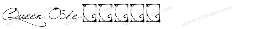 Queen-O5de字体转换