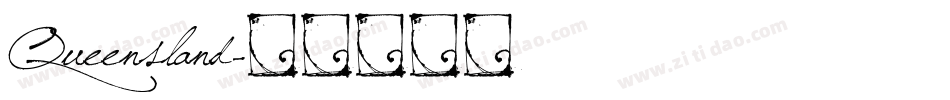 Queensland字体转换