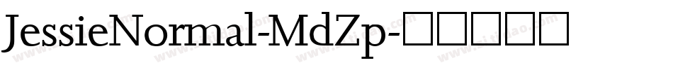 JessieNormal-MdZp字体转换