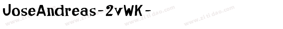 JoseAndreas-2vWK字体转换
