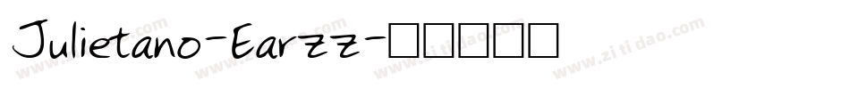 Julietano-Earzz字体转换
