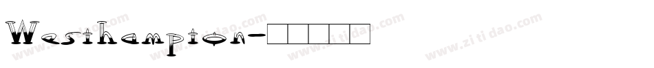 Westhampton字体转换