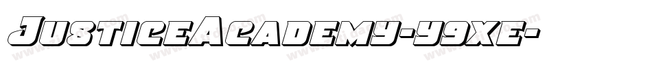 JusticeAcademy-y9xe字体转换