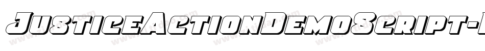 JusticeActionDemoScript-BWaD8字体转换